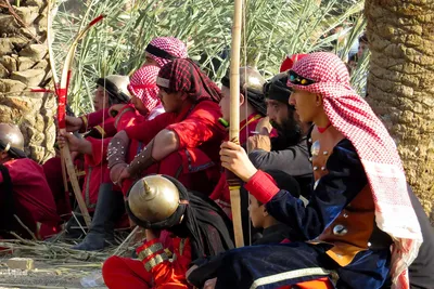 مراسم خیمه‌سوزان و مقتل‌خوانی در خمینی‌شهر اصفهان