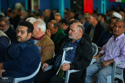 مراسم بزرگداشت شهید خرازی در گلستان شهدای اصفهان