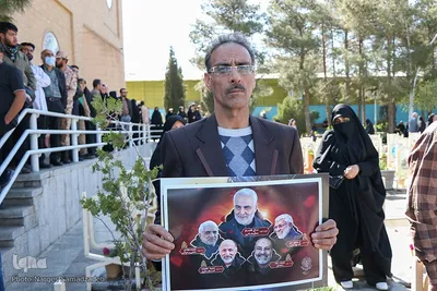 گلستان شهدای اصفهان در انتظار پیکر شهید زاهدی