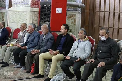 مراسم بزرگداشت شهدای مدافع امنیت فارس در حرم سیدعلاءالدین حسین(ع)شیراز