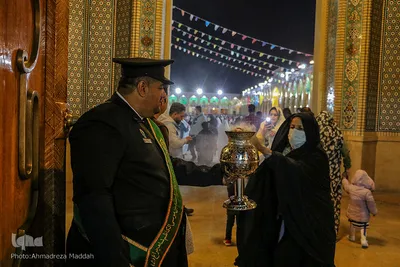 مراسم تحویل سال نو در حرم مطهر شاهچراغ (ع) شیراز‎
