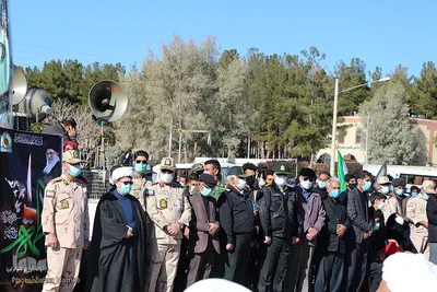 مراسم تشییع پیکر مطهر مدافع حریم وطن ـ بیرجند