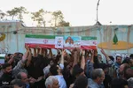 مراسم تشییع پیکر شهیدان مصطفی امینی و عبدالحسین شیخ‌کوپایی