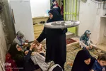 لحظه افطار در مساجد 