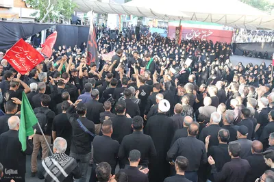 اجتماع هیئات مذهبی شهرستان ملایر به مناسبت  تاسوعای حسینی