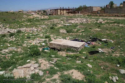 وضعیت نامطلوب قبرستان متروکه منطقه بهار اهر
