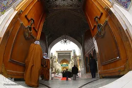 حرم مطهر و نورانی امام موسی کاظم (ع) در شهر کاظمین عراق