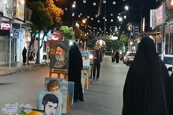 شب‌های وفاداری در بابلسر؛ شکوه اجتماع مردمی در میدان شهدا و بیعت با رهبری