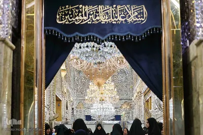 حرم امام علی(ع) در آستانه ولادت کریم اهل بیت