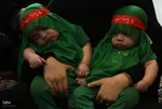 مراسم شیرخوارگان حسینی در حرم مطهر شاهچراغ(ع)