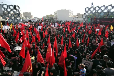 مراسم تشییع پیکر شهید محسن حججی در تهران