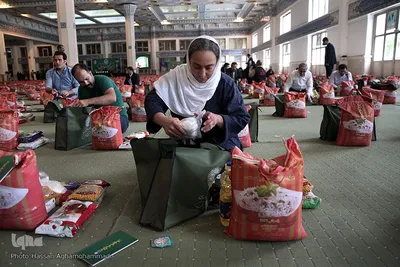 سفره همدلی آستان قدس رضوی