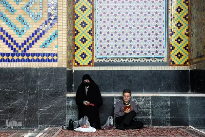 جزءخوانی قرآن کریم در حرم مطهر امام رضا(ع)
