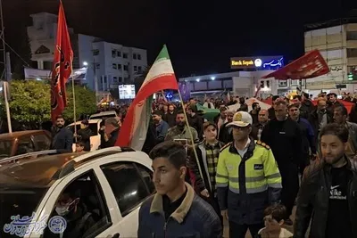 سی و یکمین شب اجتماع و راهپیمایی مردم بابلسر