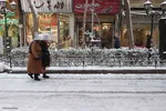 بارش اولین برف پاییزی در تبریز‎