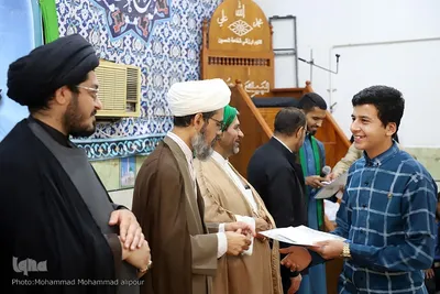 جزءخوانی قرآن در مسجد امام موسی کاظم(ع) کارون