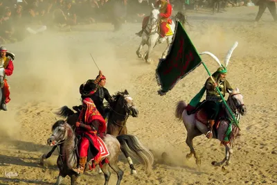 مراسم خیمه‌سوزان و مقتل‌خوانی در خمینی‌شهر اصفهان