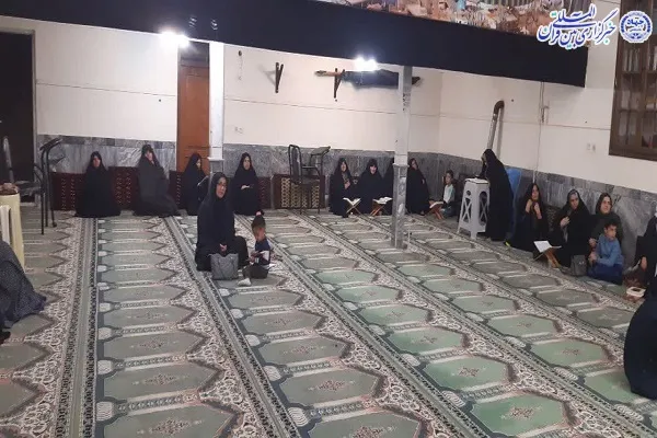 محفل انس با قرآن در مسجد محمدی شهرستان گلوگاه