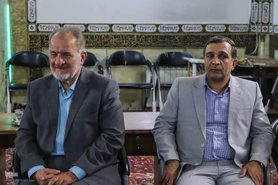 دیدارعوامل اجرایی سی و هشتمین جشنواره ملی قرآن با پدر شهید آیت‌الله آل‌هاشم‎