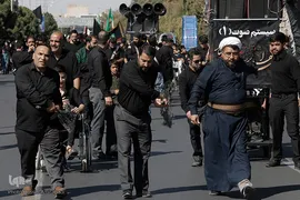 آیین پیاده‌روی جاماندگان اربعین حسینی در بیرجند
