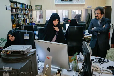 بازدید بهرام قاسمی سخنگوی وزارت خارجه از ایکنا