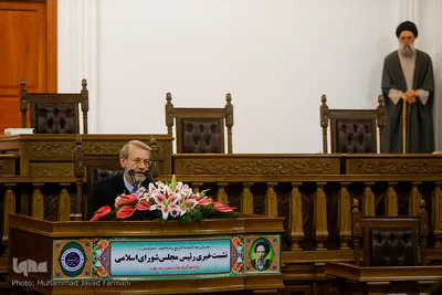 نشست خبری علی لاریجانی، رئیس مجلس شورای اسلامی