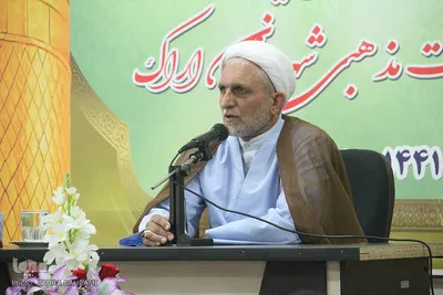حجت‌الاسلام‌والمسلمین قربان‌پور مدیرکل تبلیغات اسلامی استان مرکزی در همایش طلایه‌داران محرم