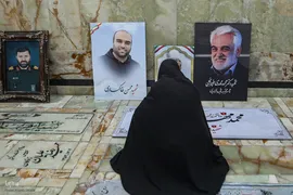 حضور جامعه قرآنی بر مزار شهیدان سلامی و طهرانچی