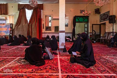 رخت عزای حسینی بر تن دختران تبریزی