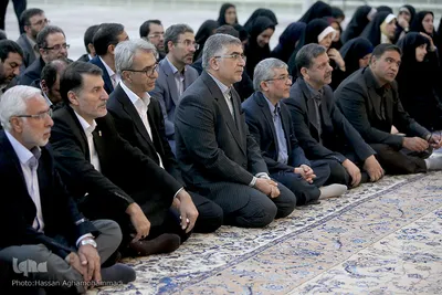  مراسم تجدید میثاق اعضای جهادگران دانشگاهی با آرمان‌های امام خمینی(ره)