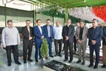 ادای احترام خبرنگاران و مسئولان لرستان به شهدا + عکس