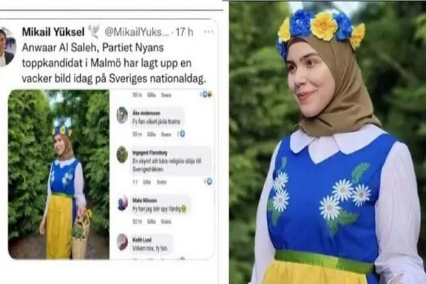 İsveç'te tesettürlü kadın fotoğrafının yayınlanması tartışma yarattı