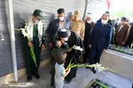 آیین غبار روبی مزار شهدای بیرجند