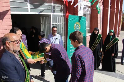 زنگ مهر رضوی در مدارس همدان‎