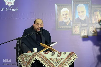 کریم منصوری، قاری بین‌المللی، محفل انس باقرآن و شهدا