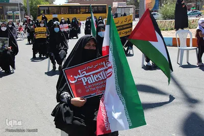 اجتماع بیرجندی‌ها در حمایت از مردم فلسطین