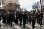 مراسم تشییع و تدفین شهید "احسان غمی تازه کندی" اولین شهید اهری جنگ رمضان در اهر