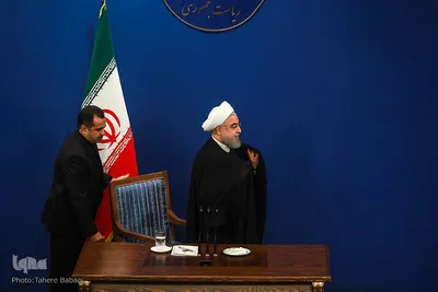 نشست خبری حجت‌الاسلام والمسلمین حسن روحانی، رئیس جمهور