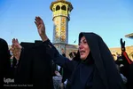 اجتماع مردمی قم در حرم حضرت معصومه