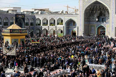 عزاداری ۲۸ صفر در حرم مطهر رضوی