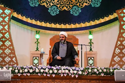 حرم مطهر شاهچراغ(ع) غرق شادی میلاد پیامبر مهربانی‌ها‎