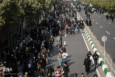 راهپیمایی جاماندگان اربعین حسینی در تهران
