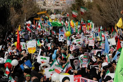 راهپیمایی ۲۲ بهمن درتهران