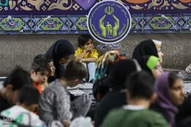 «ضیافت غدیر با حضورایتام و فرزندان محسنین تحت حمایت کمیته امداد استان تهران»