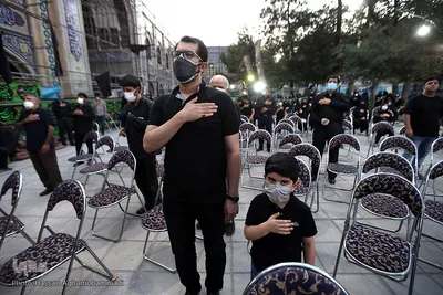 مراسم عزاداری چهارمین روز محرم در آستان مقدس امامزادگان عینعلی و زینعلی(ع)