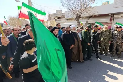 مراسم تشییع پیکر شهید سردار «محمدحسین صوفی»