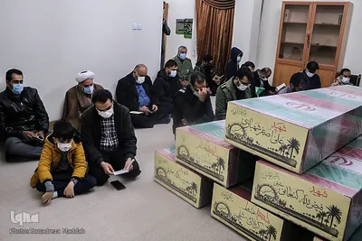 ورود پیکرهای مطهر ۹ تن از شهدای دوران دفاع مقدس به شیراز‎‎