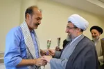 عیادت نماینده ولی‌فقیه در آذربایجان‌شرقی از جانبازان بیمارستان فجر تبریز