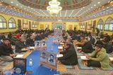 عکس | مراسم جزءخوانی قرآن کریم در حسینیه سپاه نبی‌اکرم(ص) کرمانشاه