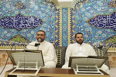 ترتیل خوانی حسینیه امام رضا(ع) اهواز